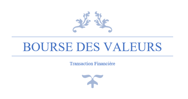 Bourse de valeur